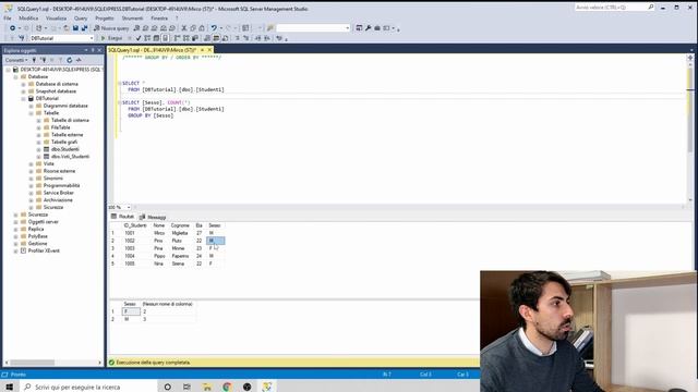 LE BASI DI SQL | DICHIARAZIONI ORDER BY + GROUP BY смотреть онлайн