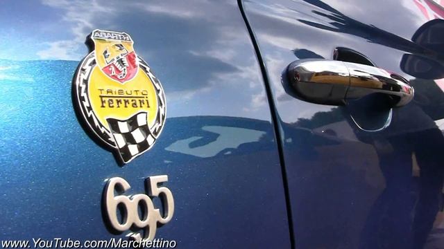 Abarth 695 Tributo Ferrari - Blu, Giallo, Grigio, Rosso смотреть онлайн