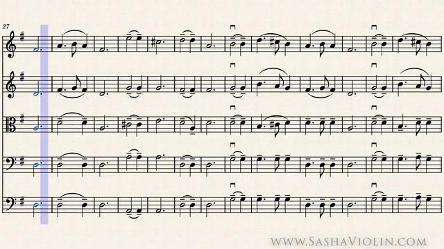 Silent Night. Music Score for Orchestra. Play Along. Silent Night Orchestra. смотреть онлайн