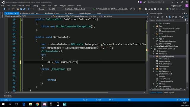 Açık Akademi İleri Xamarin Eğitimleri 5. Hafta-10.11.2016 смотреть онлайн