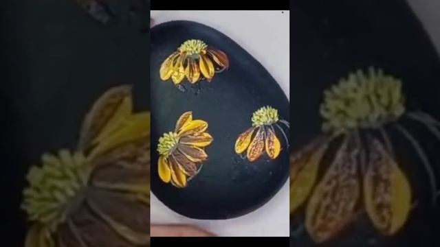 One Stroke Flower Painting with long Brush ?️? смотреть онлайн