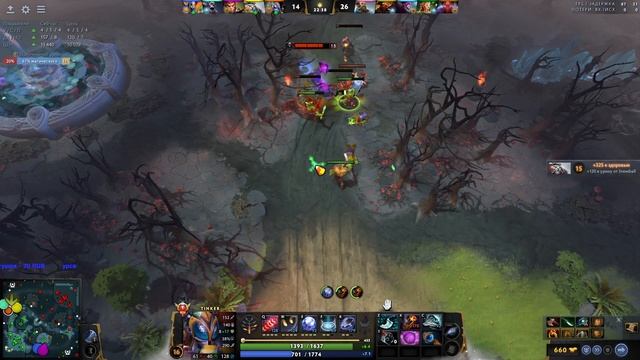 Соло игра на тинкере против расфиженных противников 1x9 | Tinker