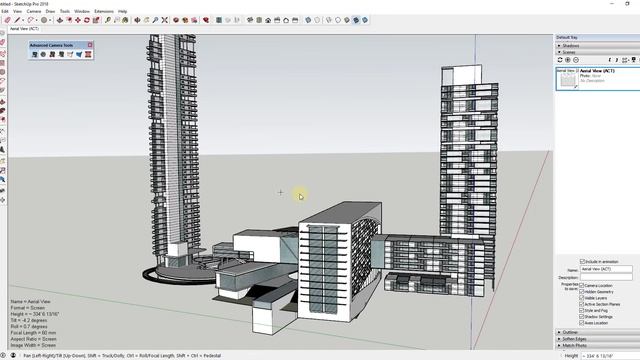 ADVANCED CAMERA TOOLS in SketchUp смотреть онлайн