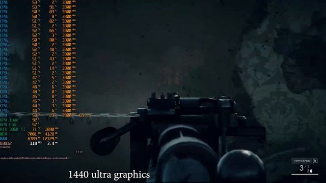 Battlefield 1 RTX 3060 Ti Xeon e5 2678v3 смотреть онлайн