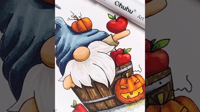 Review and comparison - Ohuhu Alcohol Markers vs Copic Markers смотреть онлайн