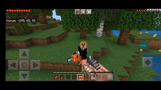 Minecraft PE Chainsaw mod 1.19 смотреть онлайн