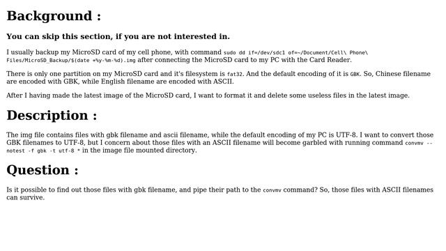 Unix & Linux: How to convert GBK to UTF-8 in a mixed encoding directory? смотреть онлайн