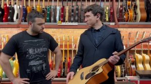 Вручение акустической гитары JET JD-255/12 OP | SKIFMUSIC.RU