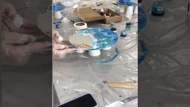 Мастер-класс по рисованию моря эпоксидной смолой смотреть онлайн