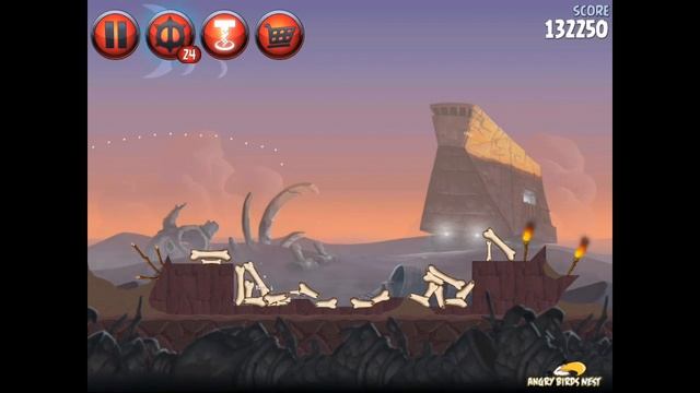 Angry Birds Star Wars 2 Level P2-17 Escape to Tatooine 3 star Walkthrough смотреть онлайн