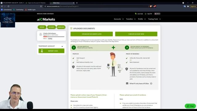 Туториал Icmarkets.com. Как открыть счёт, сделать депозит, как вывести средства, как открыть позици
