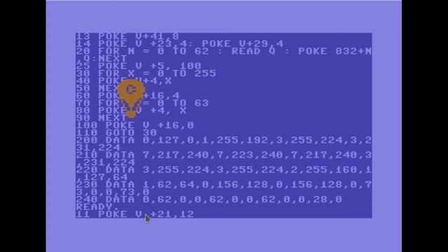 Basic Programming On The C64 04 : Introduction to Sprites #2 смотреть онлайн