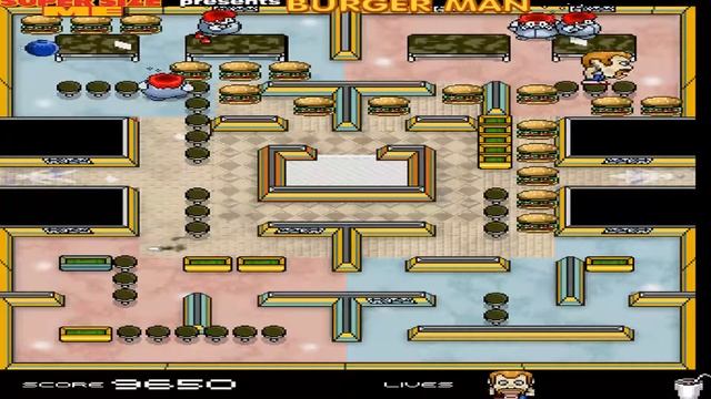 Burger Man BURGERMAN SUPER SIZE ME ONLINE PAC MAN CLONE ELEMENTS FROM KIBAGAMES KIBA GAMES COM смотреть онлайн