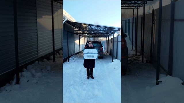 Навес 3,9х10м. Мяглово-Карьер