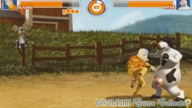 Nickelodeon Games .Super Brawl.Avatar Aang vs Sponge Bob.Никелодеон игры.Аватар Аанг vs Губка Боб. смотреть онлайн