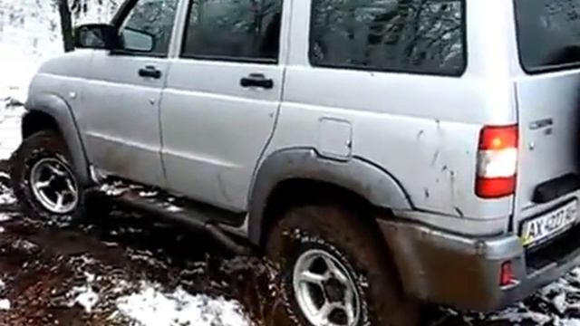 УАЗ - Patriot -Первый снежок ! )) смотреть онлайн