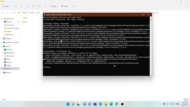 Install Flask on windows 11 (any windows) смотреть онлайн