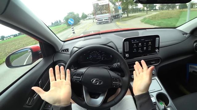 New Hyundai Kona EV Electric Test Drive Review 2018 смотреть онлайн