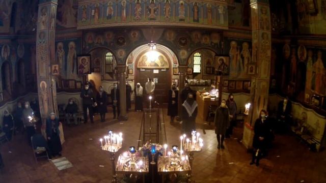 2021.03.18. Великое повечерие с чтением Великого Покаянного канона св. Андрея Критского смотреть онлайн