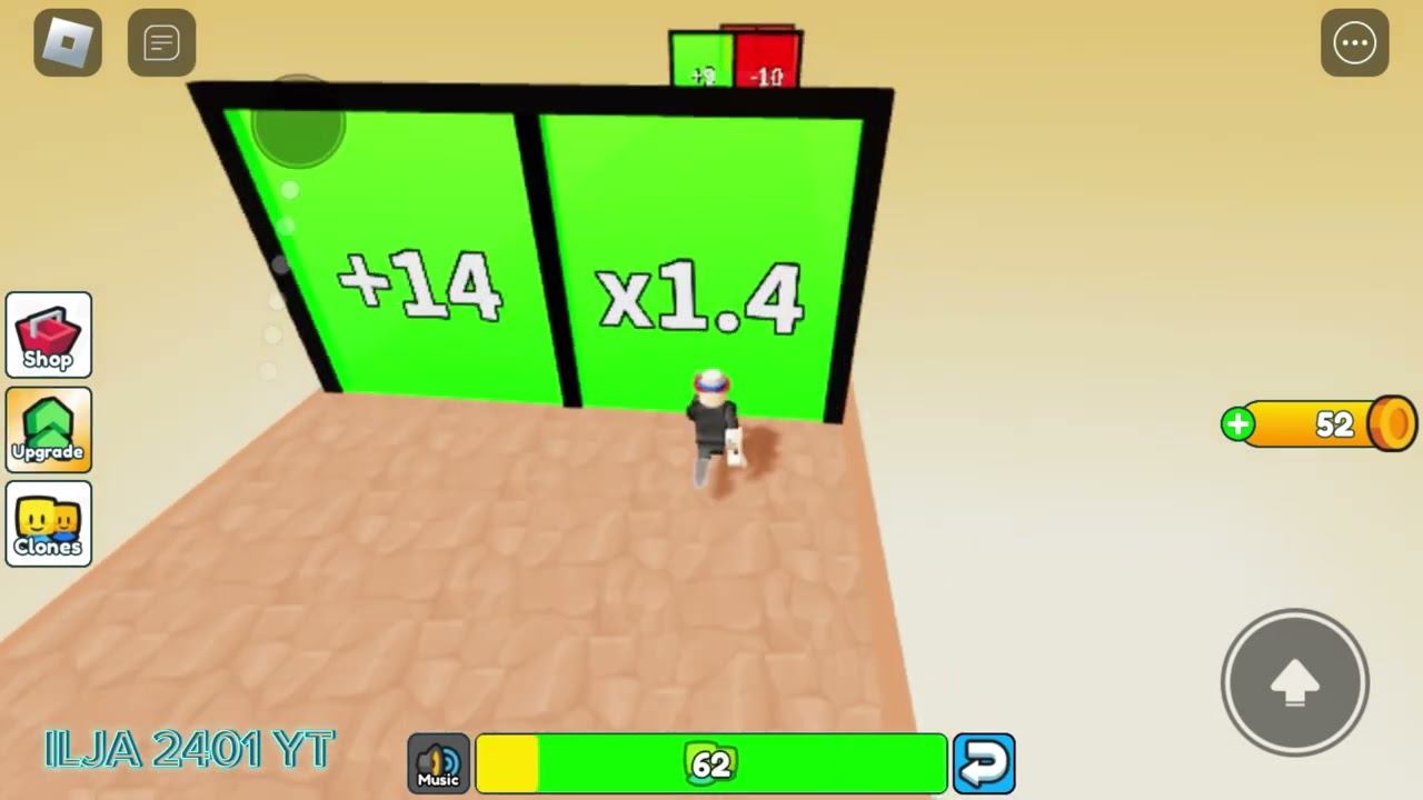 Играю в Clone Run ! #роблокс #roblox смотреть онлайн