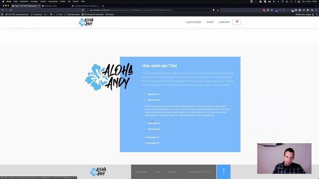 Akkordion-Widget in Elementor – erstes Tab geschlossen zu Beginn – und Read more Funktion смотреть онлайн