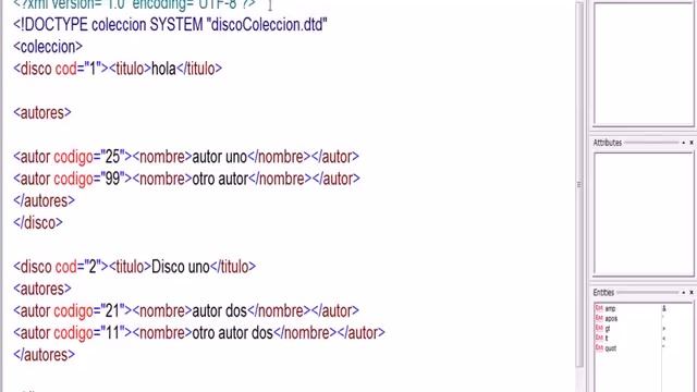 XML y DTD смотреть онлайн
