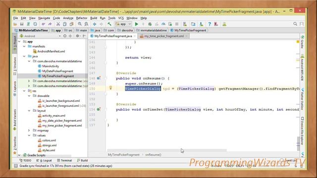 Android S9E2 : MaterialDateTimepicker - With Options/Settings смотреть онлайн