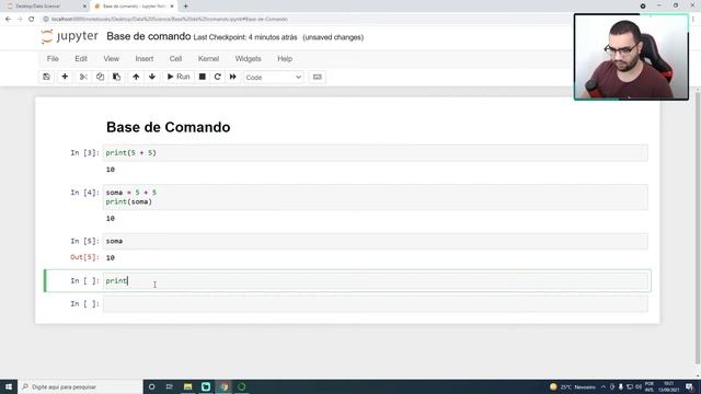 Comandos básicos e Função Print no Python - Jupyter notebook смотреть онлайн