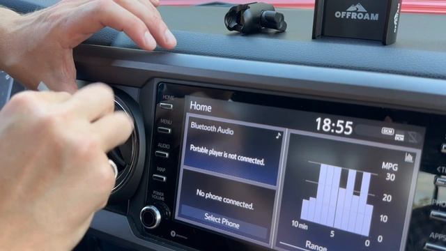 Toyota 3rd Gen Tacoma 2016-2023 Phone Mount Install - made by OFFROAM смотреть онлайн
