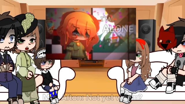 Past Afton Family React To Their FUTURE ● Aftons AU! ●