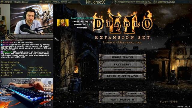 Diablo 2 - Holy Grail Sorc (03/16/2018) смотреть онлайн