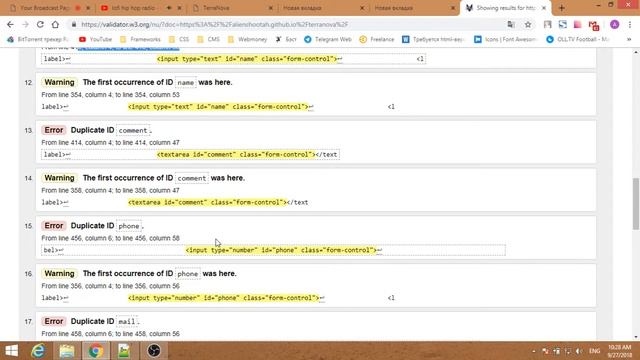 Туристический сайт. Валидация html-верстки смотреть онлайн