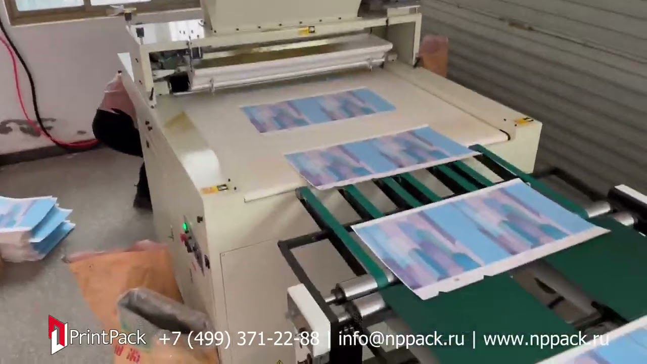 Автоматическая СТОП – цилиндровая трафаретная печатная машина FENGTAI FT-1050 смотреть онлайн