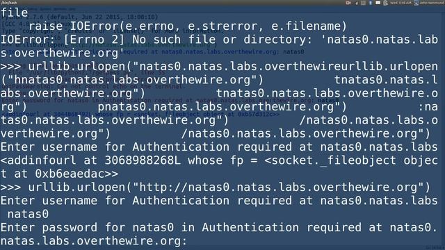 FancyURLopener Authentication and User-Agent [urllib] 03 смотреть онлайн
