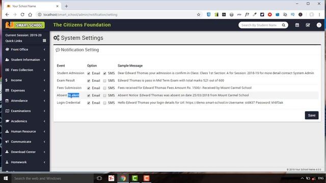 Setting of Smart School Management System смотреть онлайн