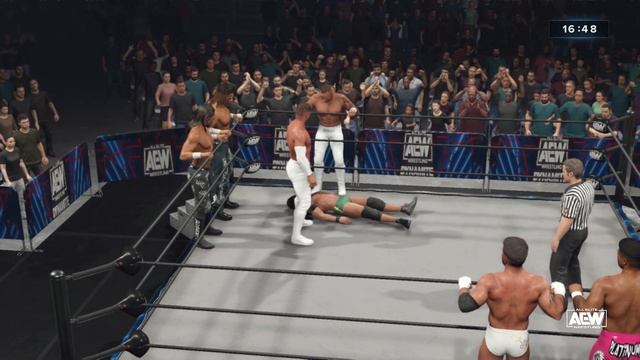 Bullet Club Gold vs MJF, ???, ??? & ??? / Eight Man Tag Team Match / AEW Dynamite #213 / WWE 2K23 смотреть онлайн
