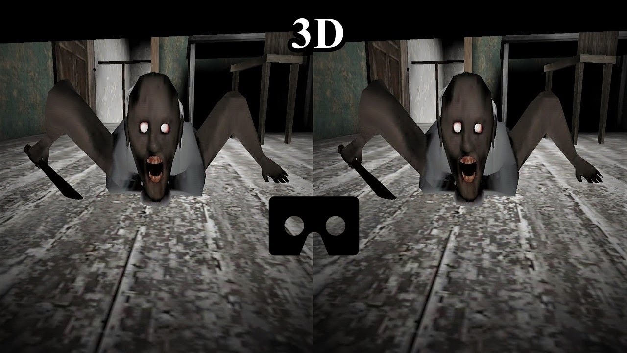 Гренни 3Д Granny 3D VR horror game 3D SBS VR box google cardboard смотреть онлайн