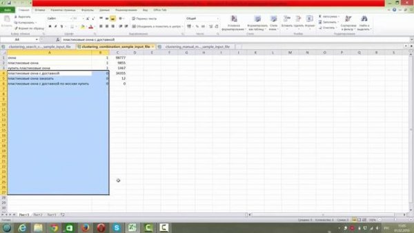 Обзор сервиса Rush Analytics Кластеризация семантического ядра в Rush Analytics