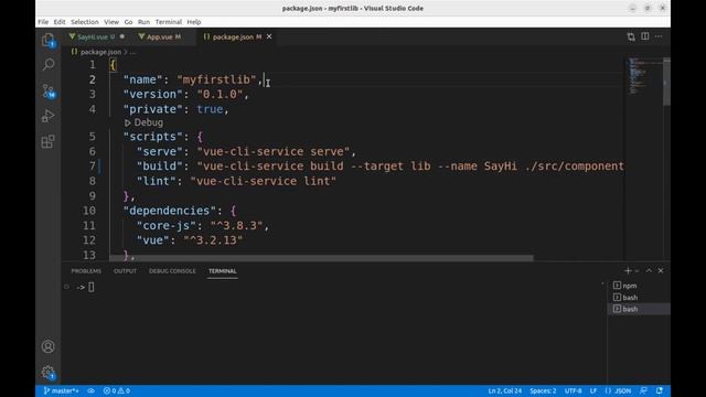 Publish Vue.js component as library on npmjs смотреть онлайн