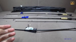 Спиннинг Kaida Finesse тесты от 0,5 до 7,0 грамм, артикул:714. Ультралайтовый спиннинг Kaida Finess