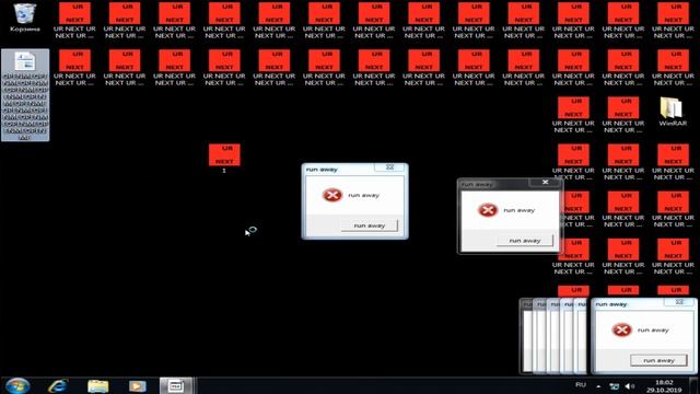 Обзор вируса 000.exe [test Virus #4]