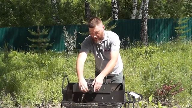 Мангал с электроприводом Самжарыч от УМК.