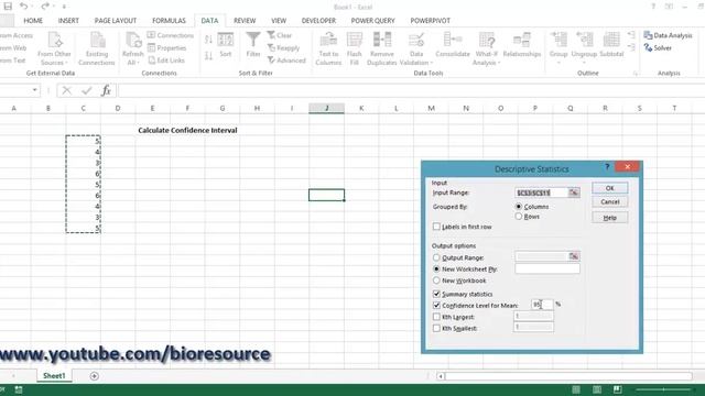 How to Calculate Confidence Interval in Excel смотреть онлайн