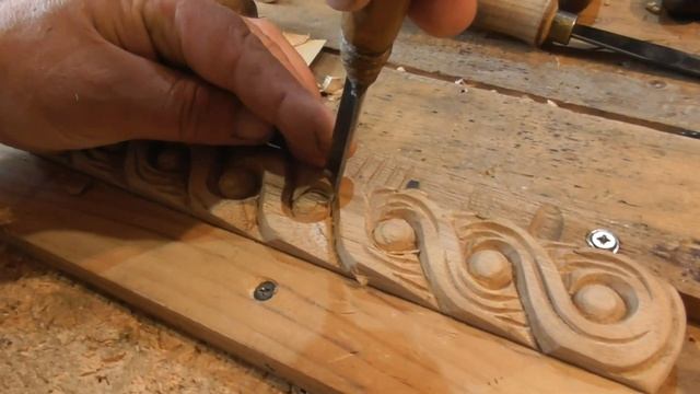 Woodcarving  Полка угловая  Фриз