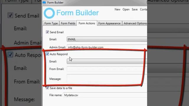 PHP Form Builder смотреть онлайн