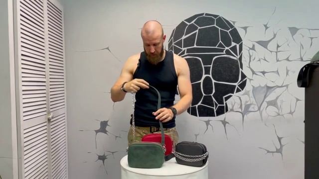 ДЯГ. Женская кожаная сумка Brick смотреть онлайн