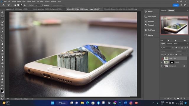 WATER COLOR EFFECT PHOTOSHOP cc 2022 PART 1 смотреть онлайн