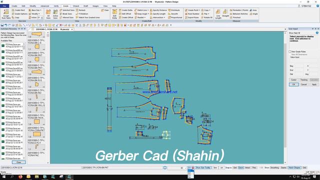 How To Make Gerber 3Insame Pattern Grading....All Pattern Making & Pattern Design