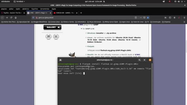 Gimp + 230 Efeitos Com Plugin G'Mic Linux, Mac OS e Windows смотреть онлайн