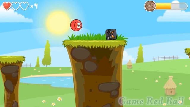 Red Ball 4 Playing Mini games "Angry Ball" & Volume 1 + 1st BOSS battle смотреть онлайн